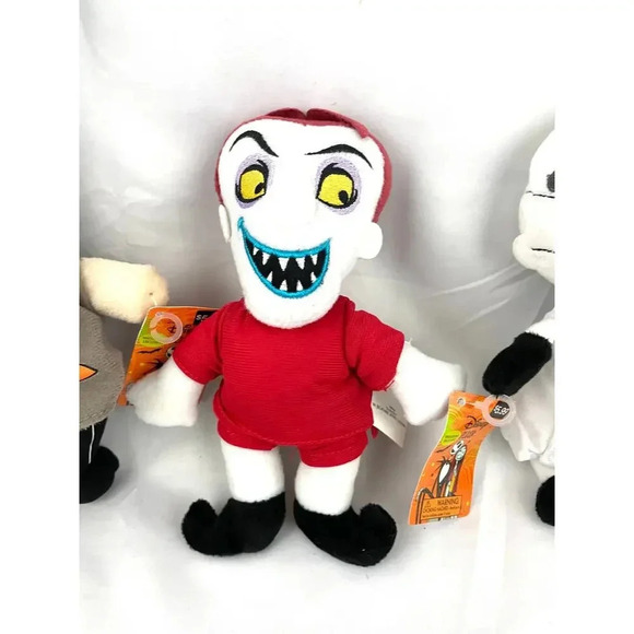 Lot of 5 Disney Nightmare Before Christmas Plush Dolls Lock Mayor Oogie Dr Zero - Picture 5 of 16